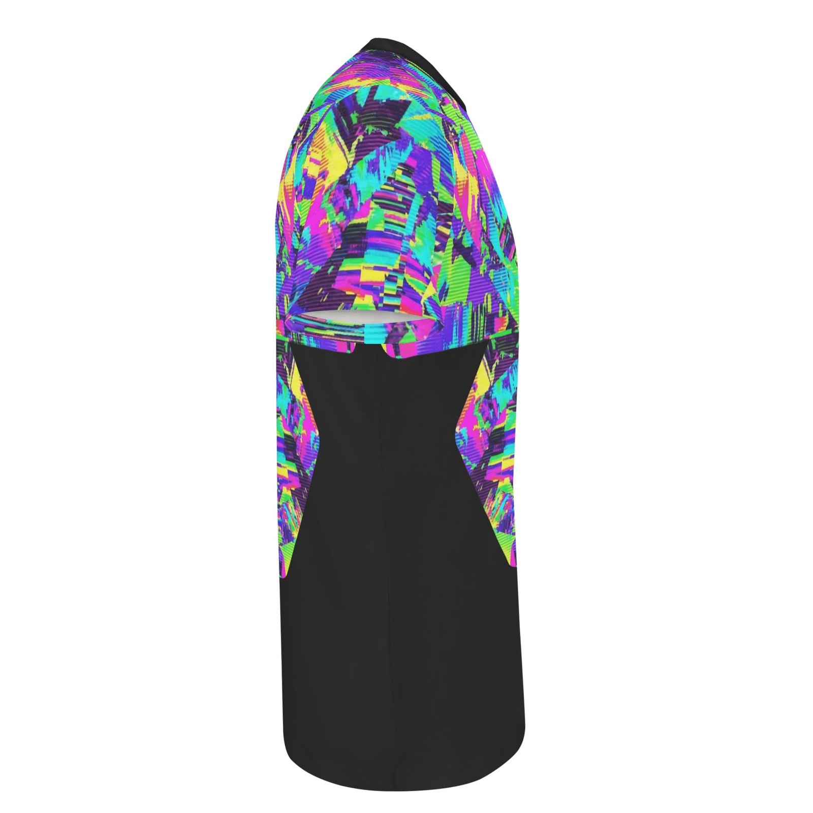 Zebellz Galactic Prism: Multi-Color Spectrum Unisex AOP Short Sleeve Blouse & Pants Sports Set | Premium Heavyweight 630g | S-5XL - Image 5