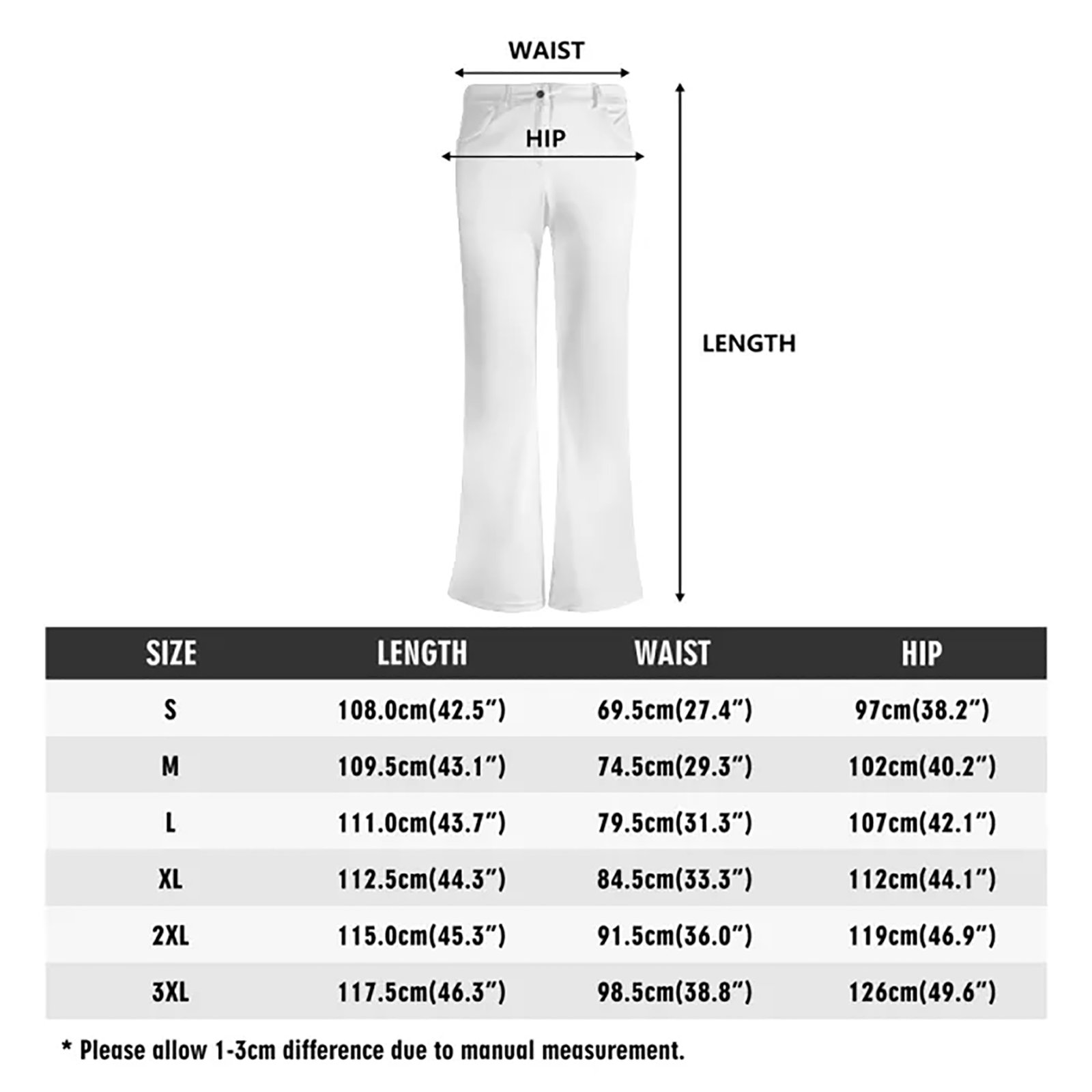 Zebellz Cosmic Horizon: Stellar Drift Black & Gold Women's Elegant Flare Pants | Premium 100% Polyester | 2 Front Pockets | Tummy Control Trousers - Image 6