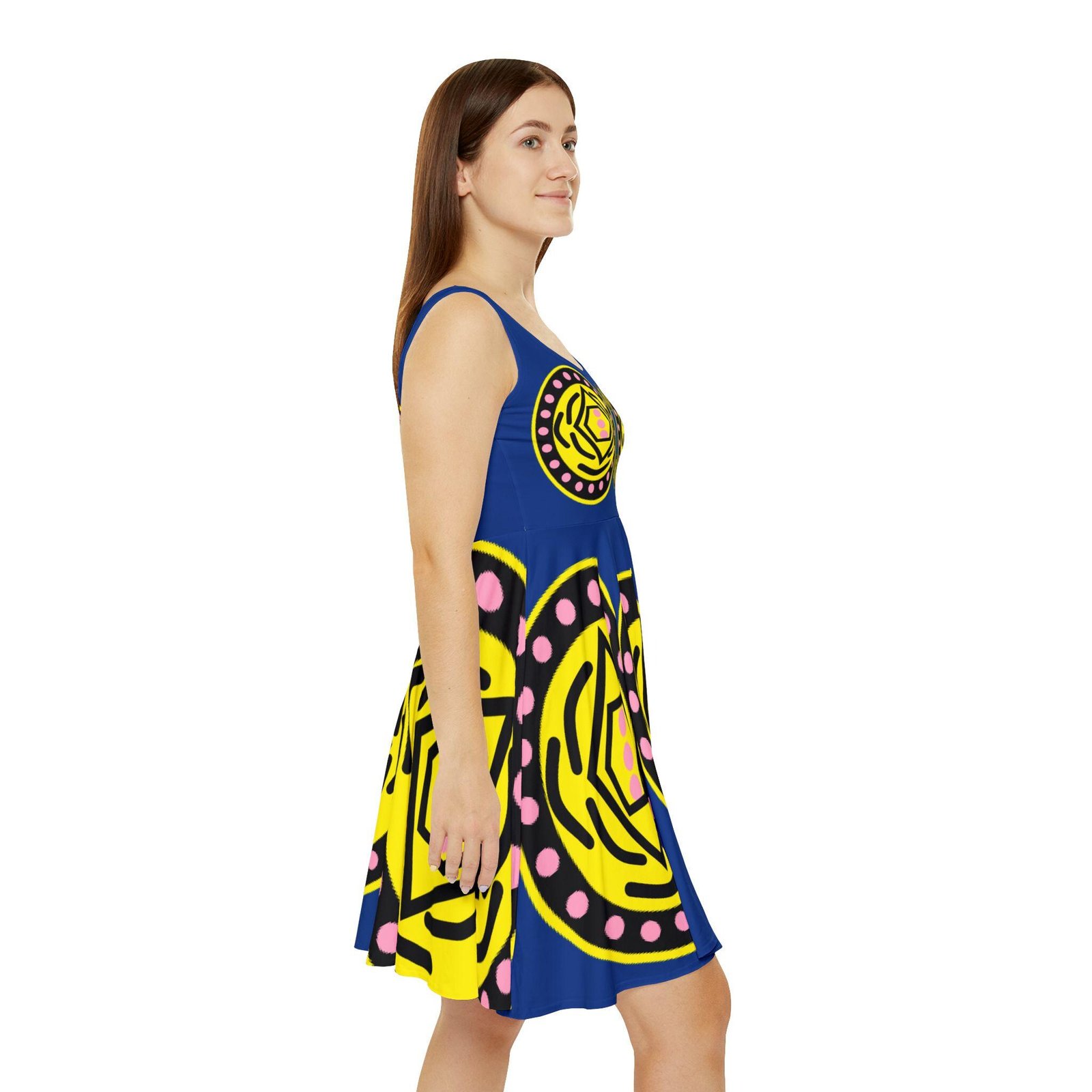 Skater Dress Vibrant Boho Summer Party Zebellz Designs: Solar Plexus Chakra