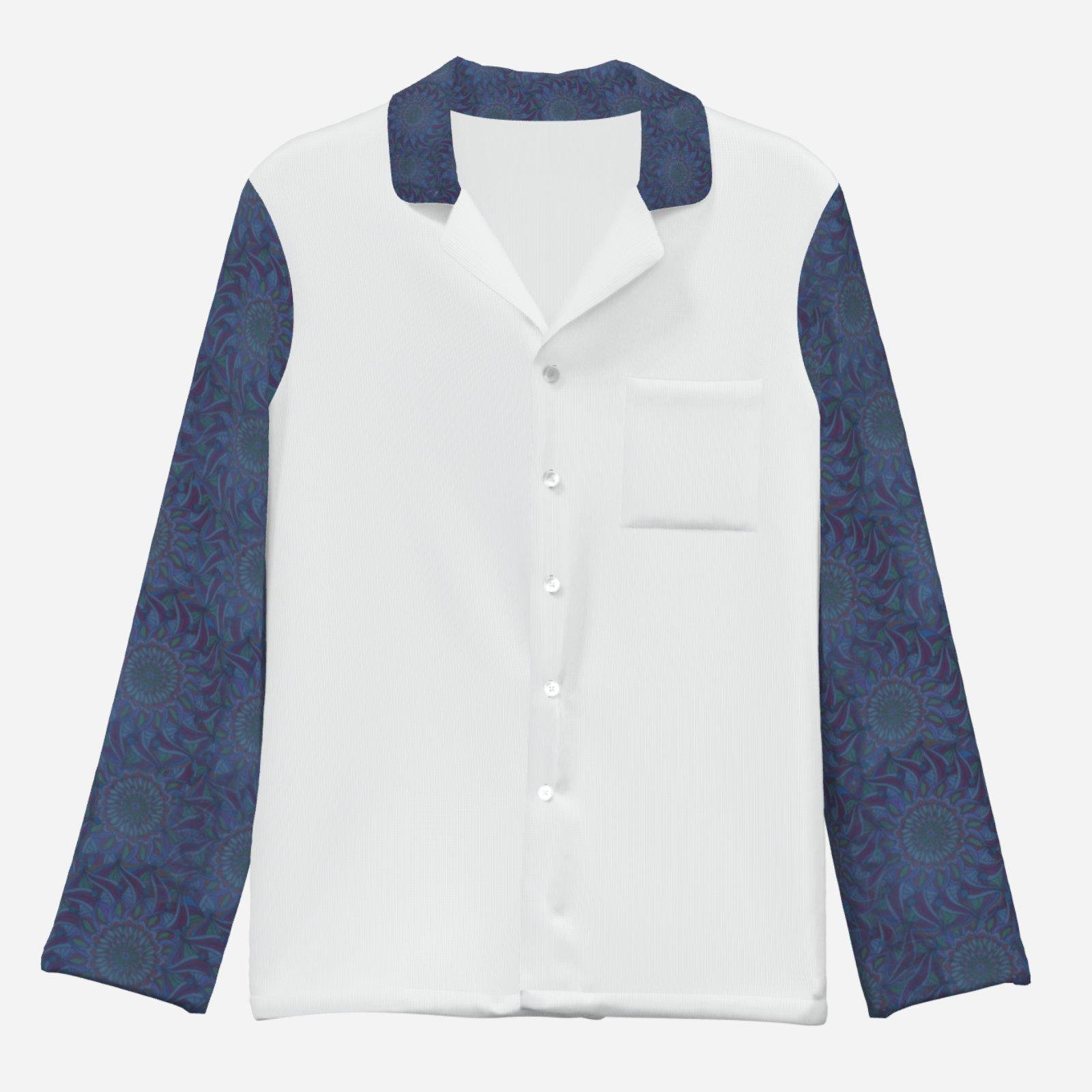 Pajama Set With Pockets Zebellz Blue Asteroid Collection