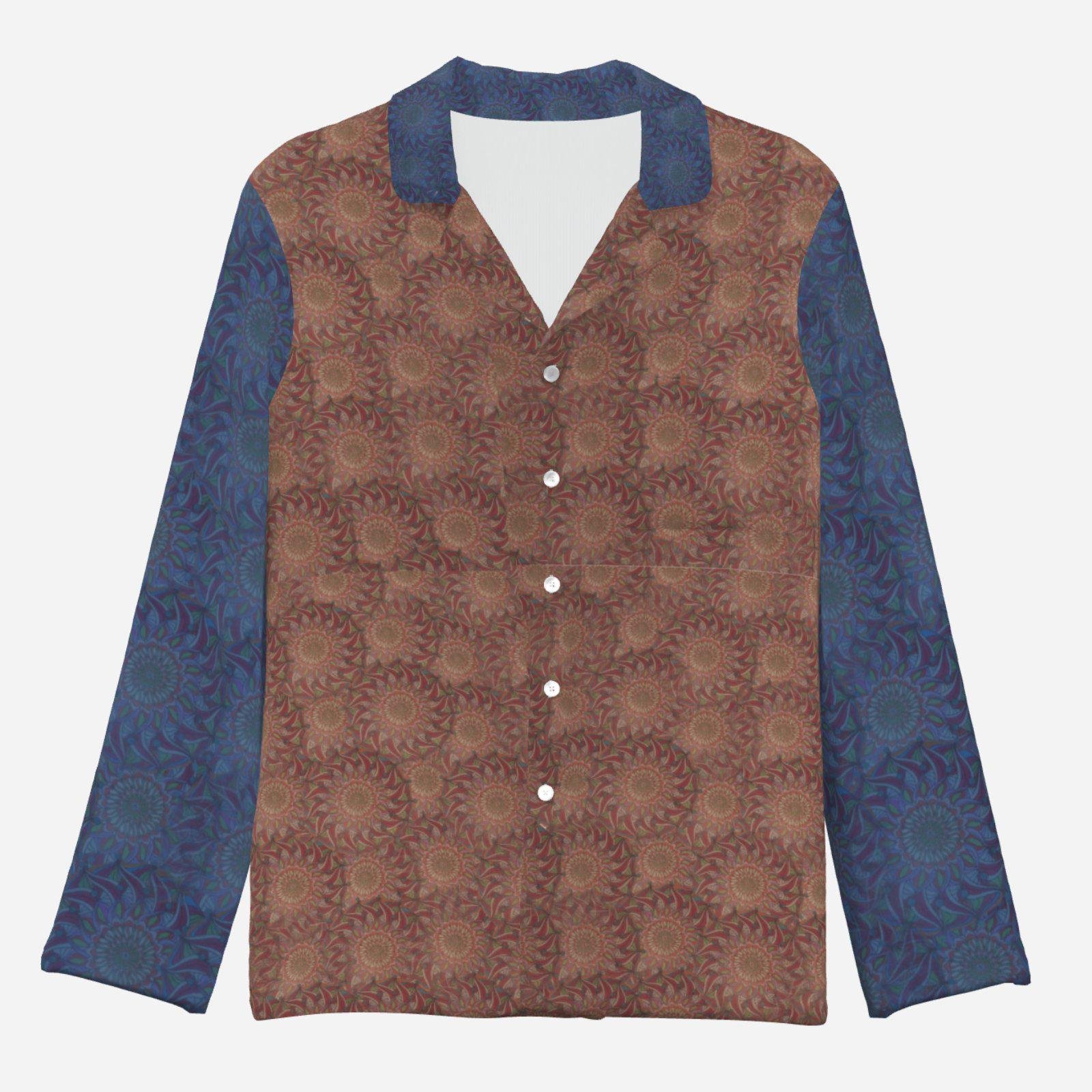 Pajama Set With Pockets-Imitation Cotton 170 GSM