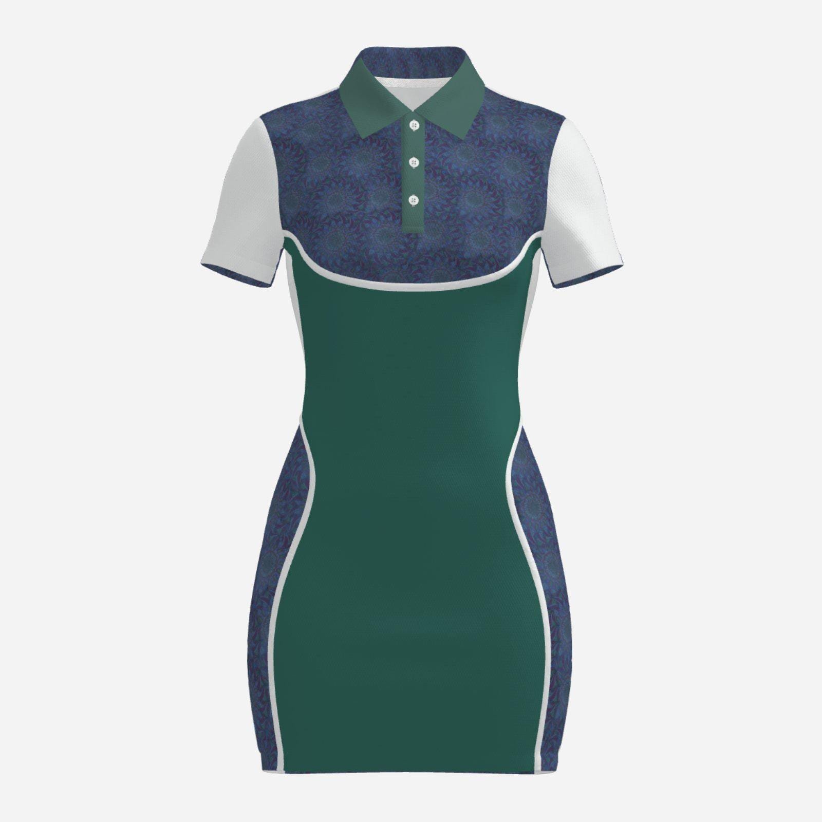 Women's Polo Collar Dress Zebellz Design - Image 2