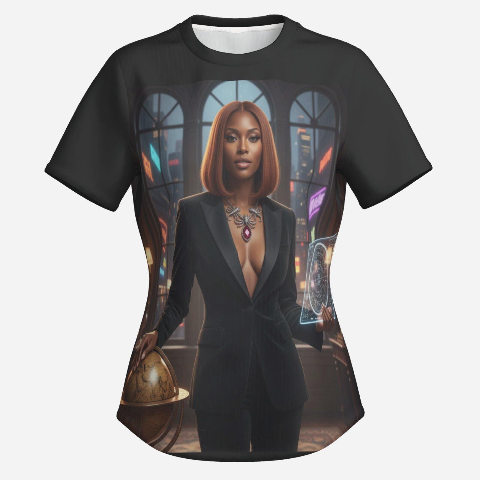 Shirt Zebell Design: Scorpio Lady Back UPF50 Jogging Basic - Image 2