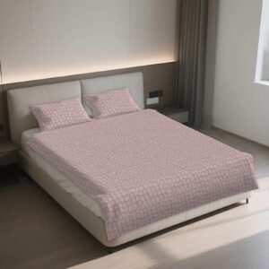 3 Piece Bedding Set with 2 Pillowcases, 1 Quilt Cover Twilight Asteroid Print Zebellz