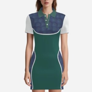 Women's Polo Collar Dress Zebellz Design