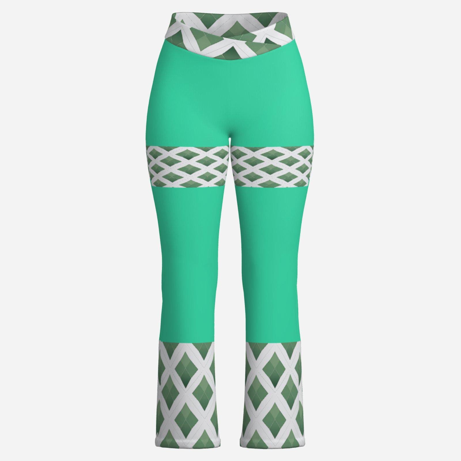 Tummy Control Jogging Pants Zebellz Mint Galaxy Collection