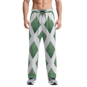 Men's Outdoor Lightweight Splash Pants Zebellz Mint Galaxy Collection