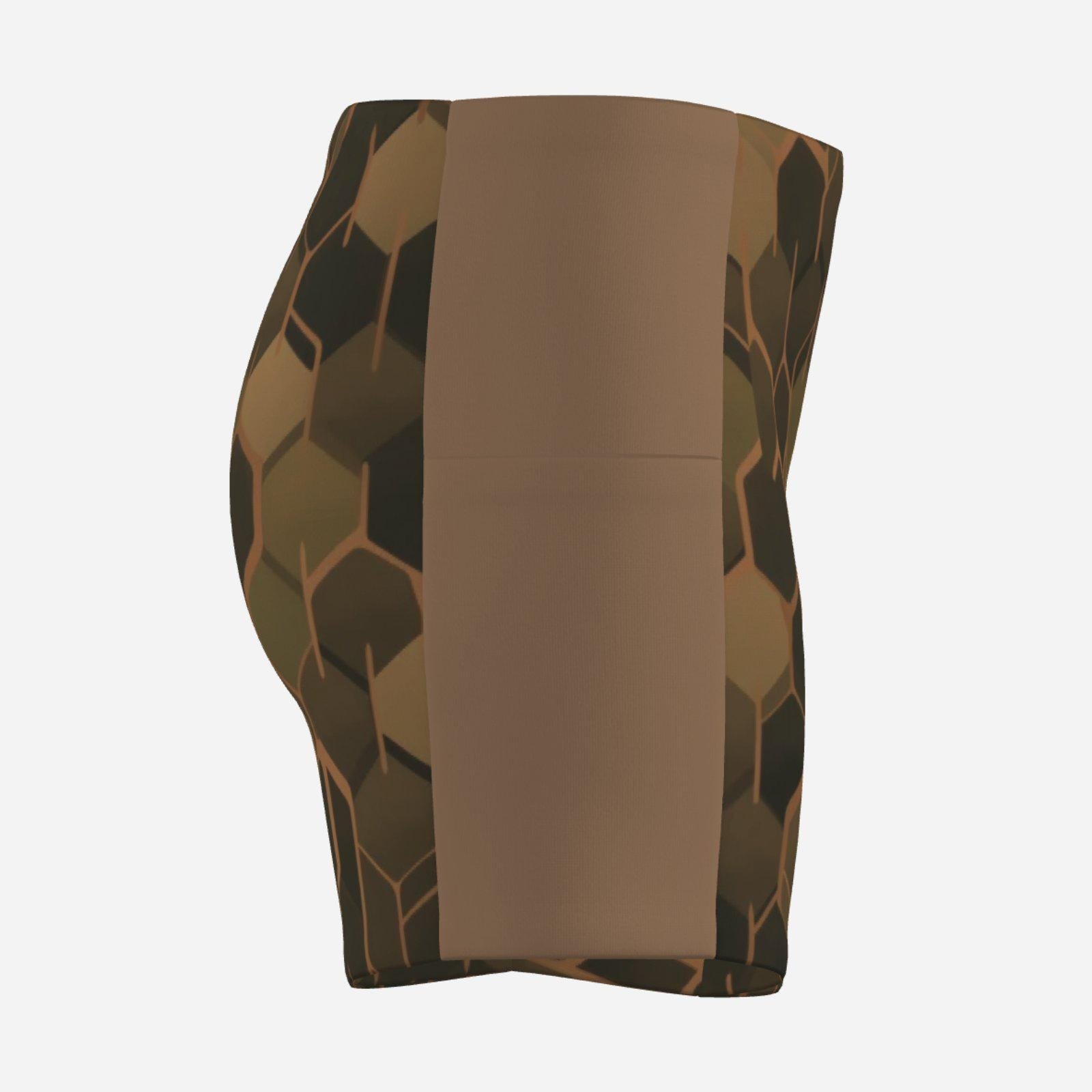 Quick Dry Shorts for Tennis/Golf/Causal Dress Skirts ZEBELLZ Design: Green Plantes - Image 8