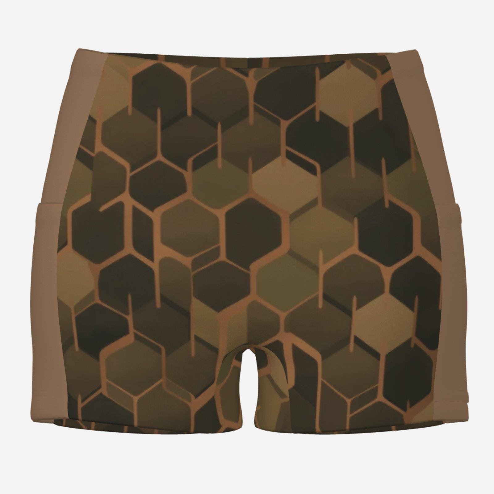 Quick Dry Shorts for Tennis/Golf/Causal Dress Skirts ZEBELLZ Design: Green Plantes - Image 5