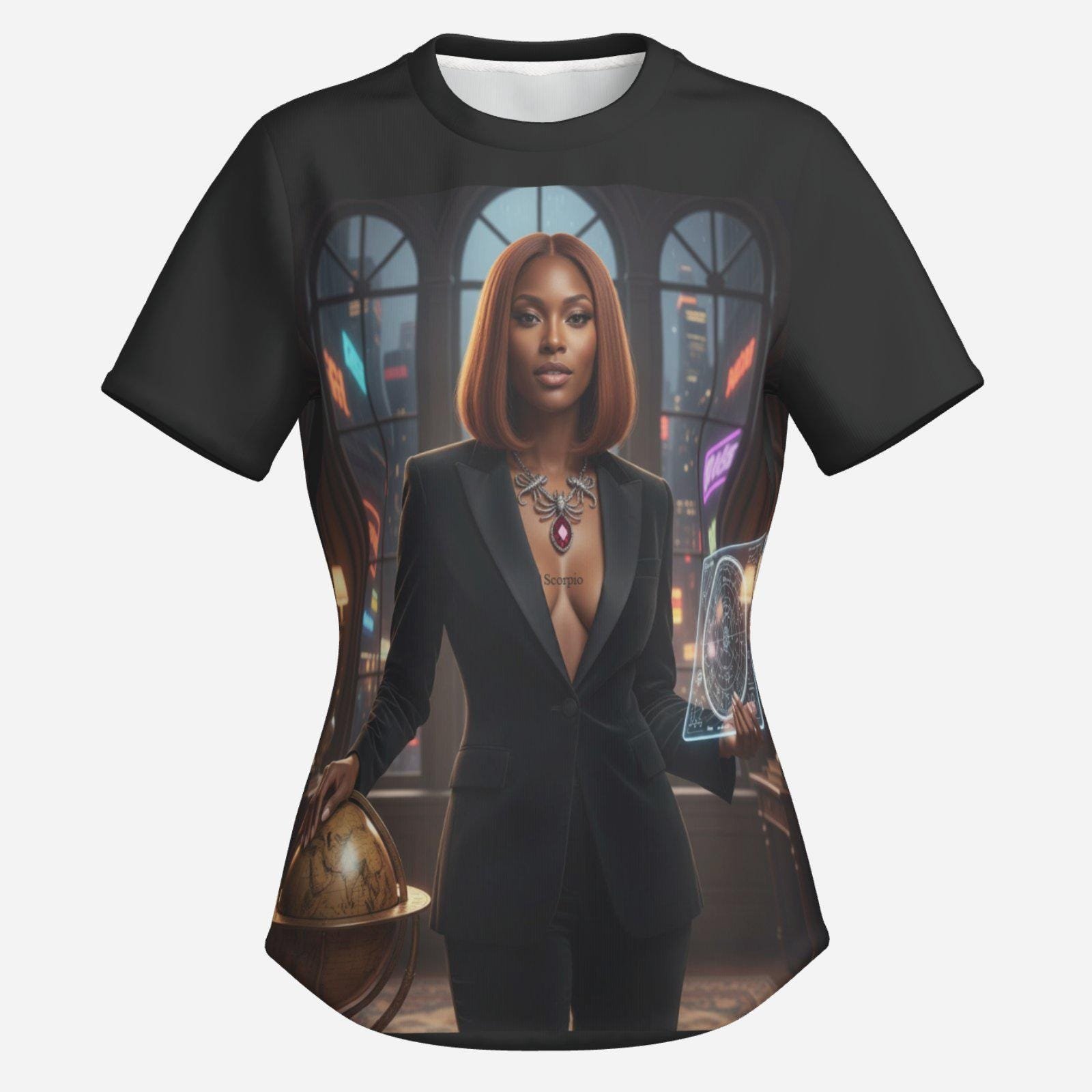 Shirt Zebell Design: Scorpio Lady Back UPF50 Jogging Basic - Image 3