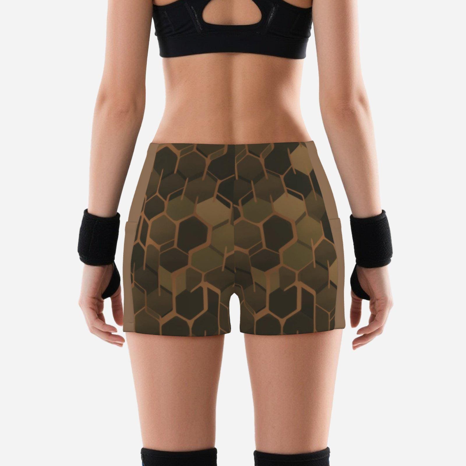 Quick Dry Shorts for Tennis/Golf/Causal Dress Skirts ZEBELLZ Design: Green Plantes - Image 2