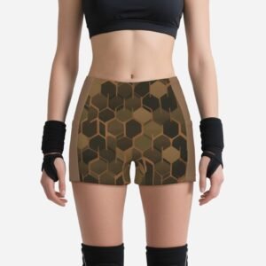 Quick Dry Shorts for Tennis/Golf/Causal Dress Skirts ZEBELLZ Design: Green Plantes