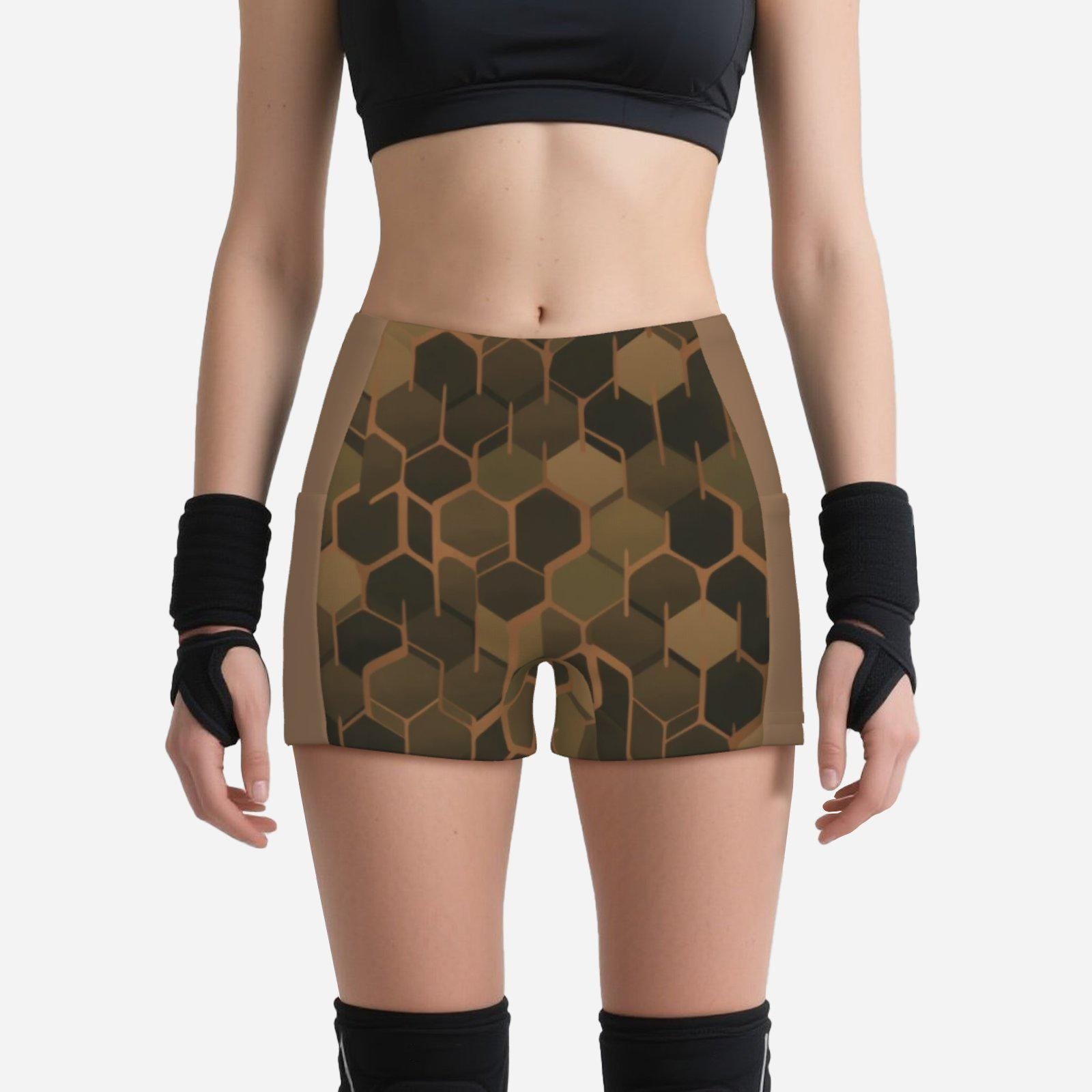 Quick Dry Shorts for Tennis/Golf/Causal Dress Skirts ZEBELLZ Design: Green Plantes