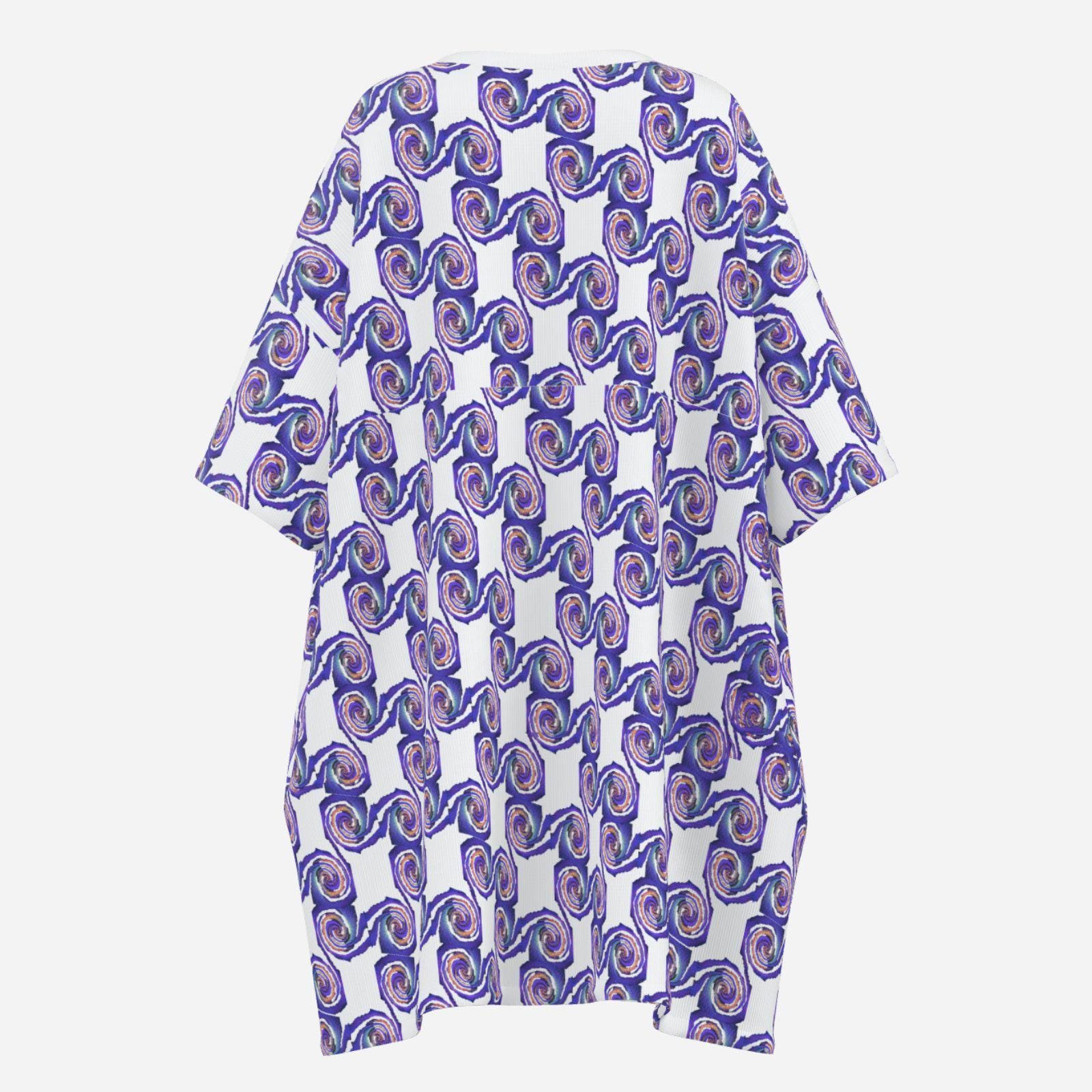 Women's Oversized Sleepshirt Batwing Nightshirt - Image 4