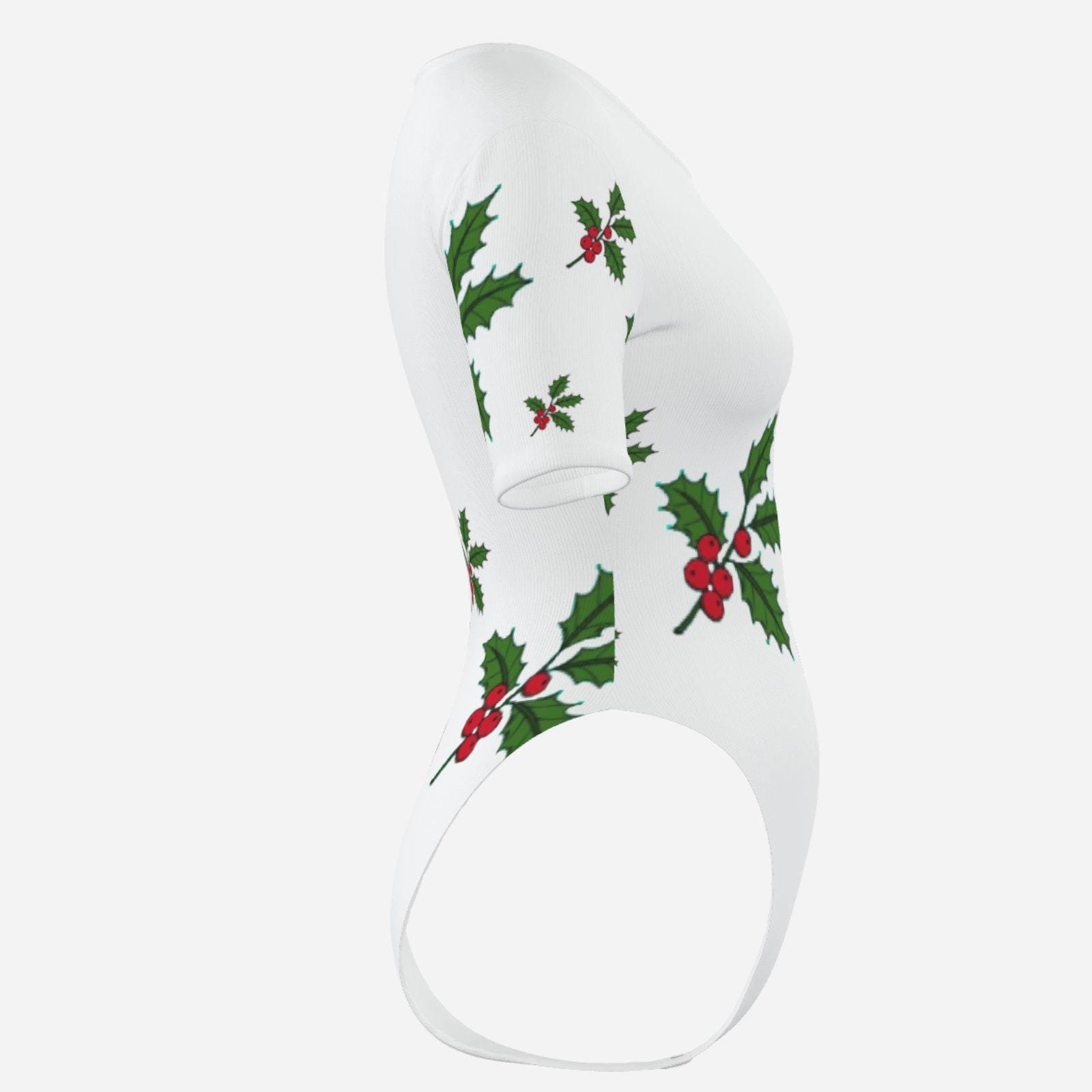 One-Piece Swimsuit-Milk Silk ZEBELLZ Collection: White Holly 180 GSM - Image 4