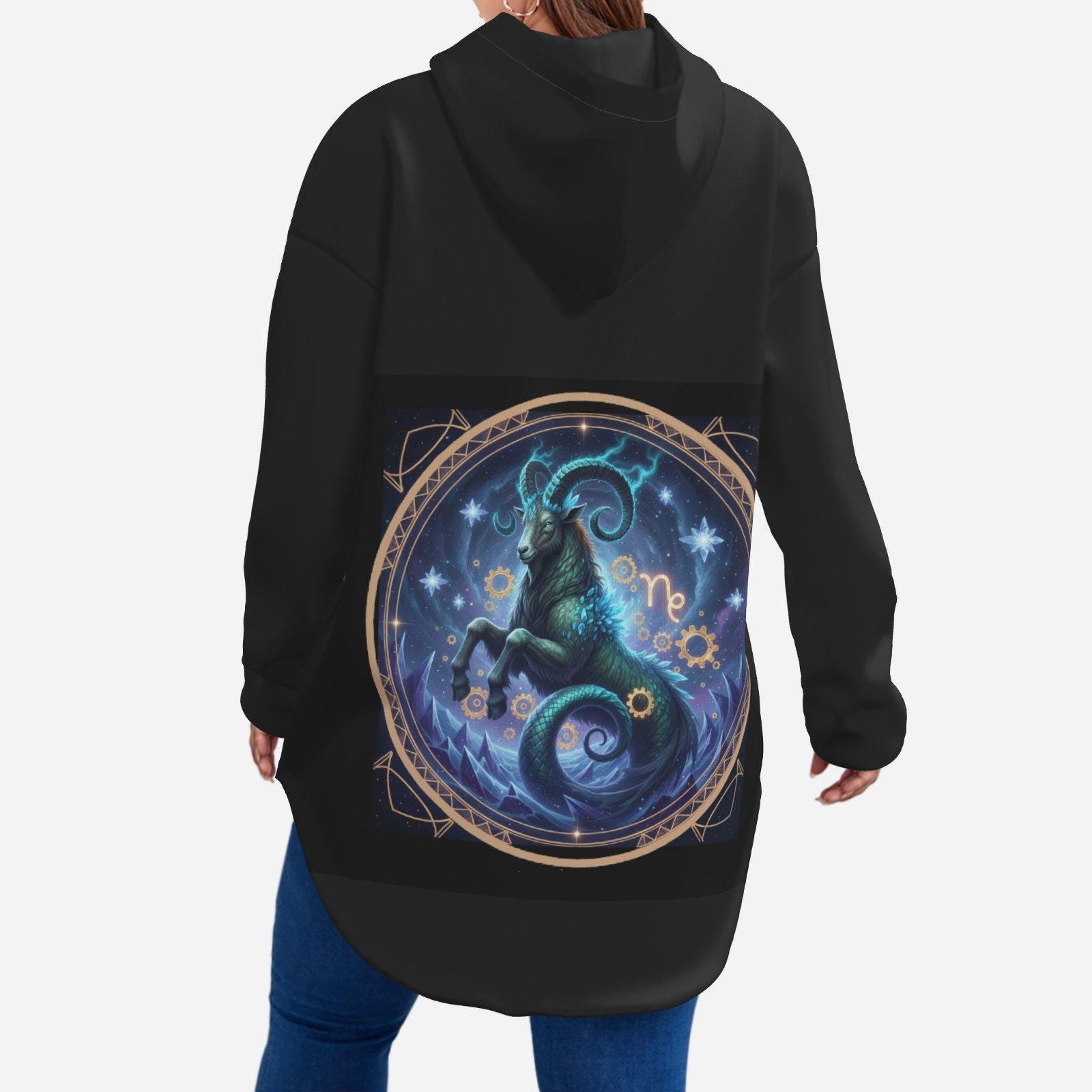 Women's Long Pullover Hoodie-Air Layer 200 GSM - Image 2