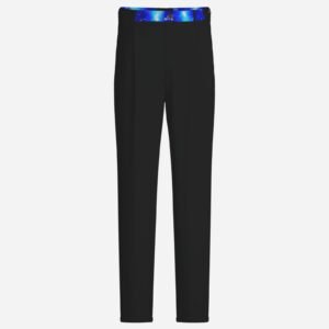 Men's Slim Fit Pants-English Cloth ZEBELLZ Collection: Blue Galaxy 260 GSM