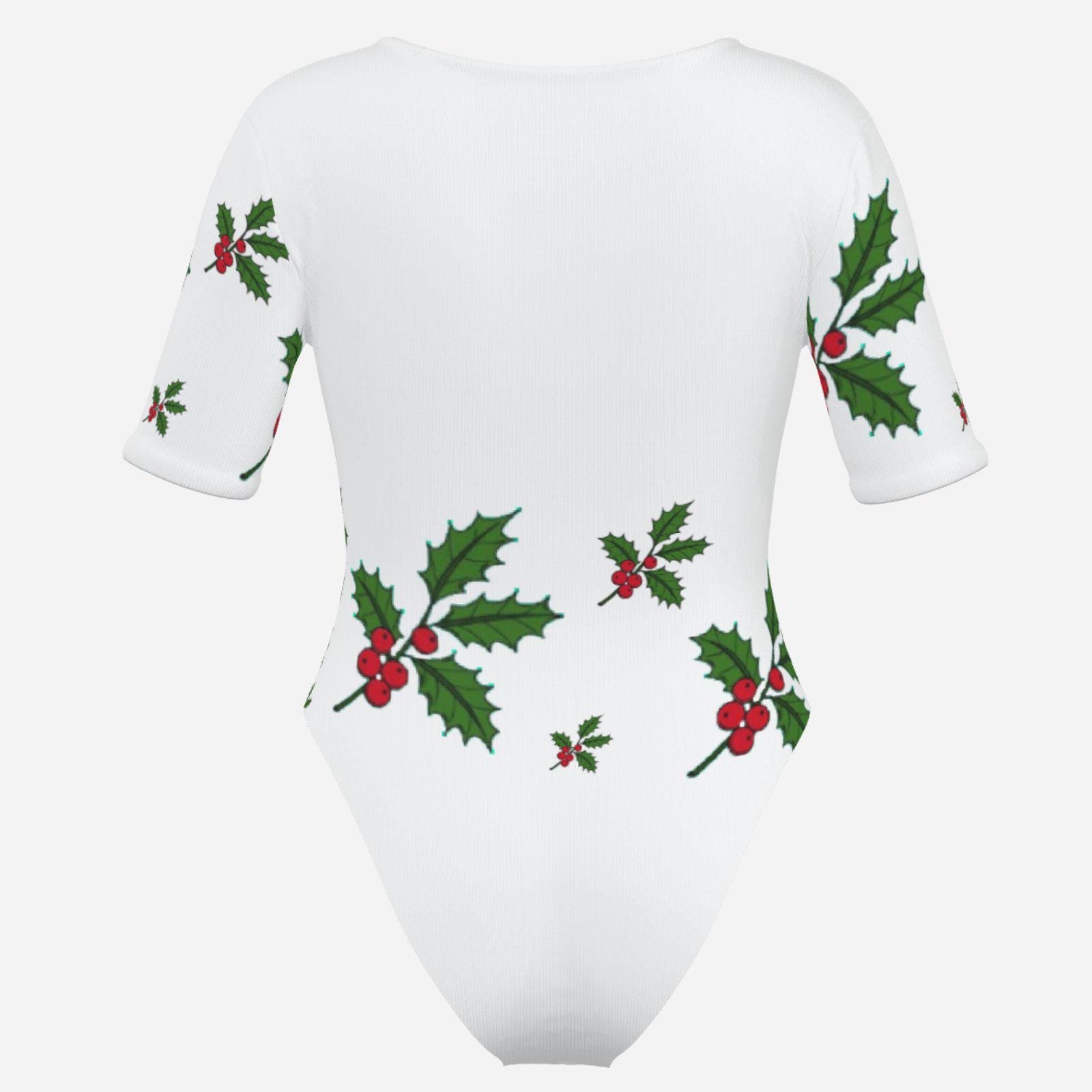 One-Piece Swimsuit-Milk Silk ZEBELLZ Collection: White Holly 180 GSM - Image 2