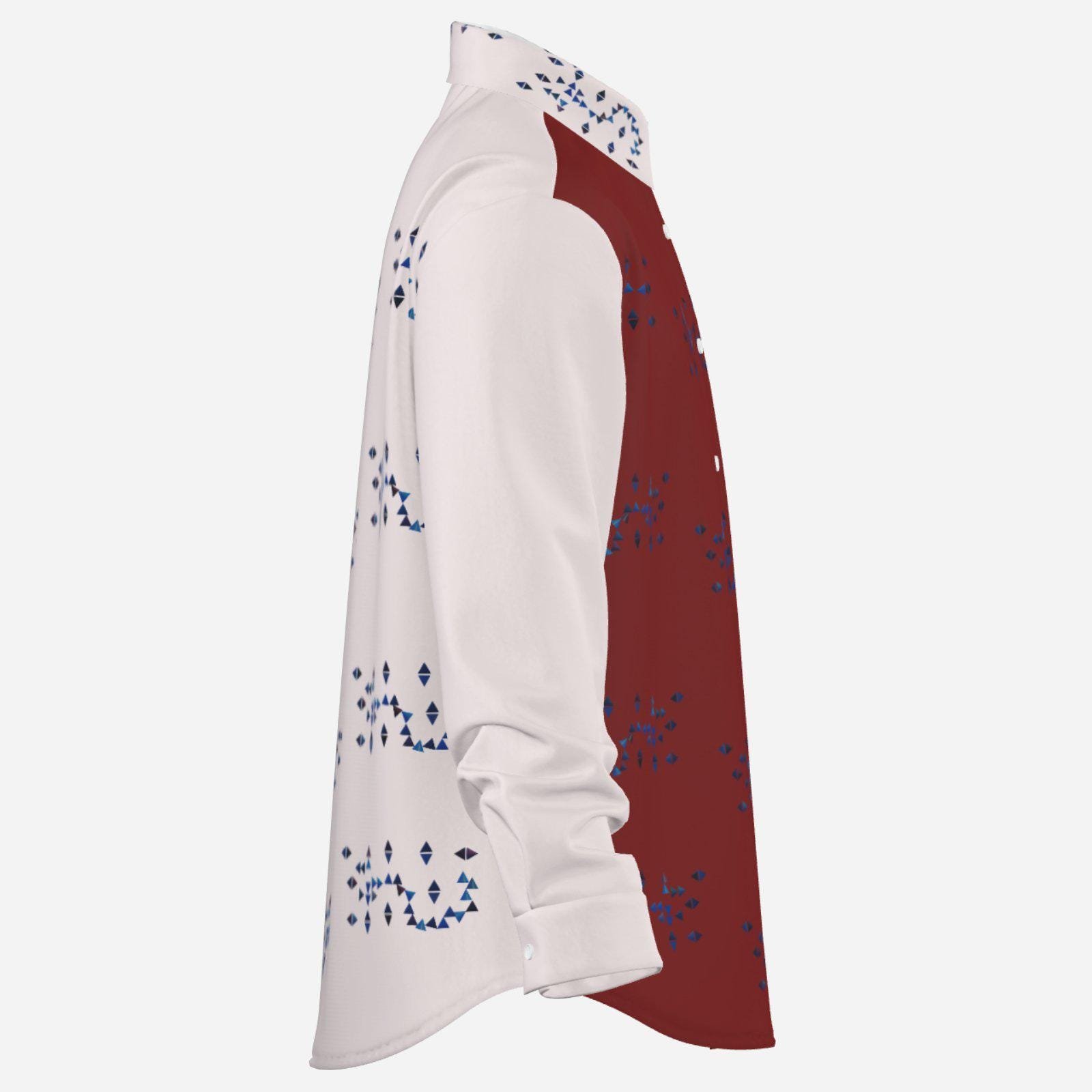 Men's Open Sleeve Fork Placket Shirt-Elastic Cloth ZEBELLZ Design: Scorpius Dance 120 GSM - Image 6