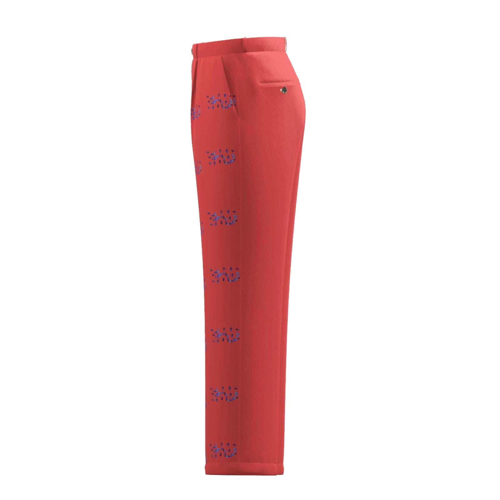 Scorpius Classic Fit Pleat Front Dress Pant-English Cloth ZEBELLZ Design: Scorpius Dance 260 GSM - Image 3