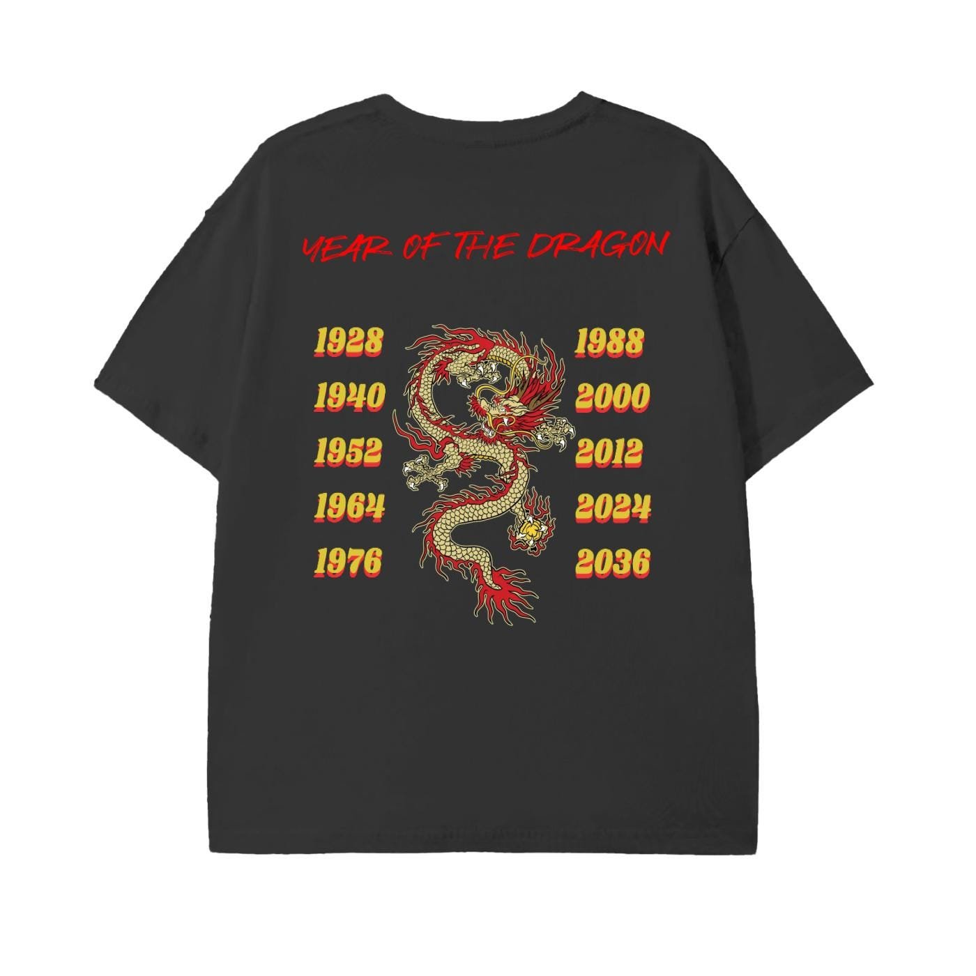 Dragon Zodiac Unisex T-Shirt Pure Cotton - Image 2