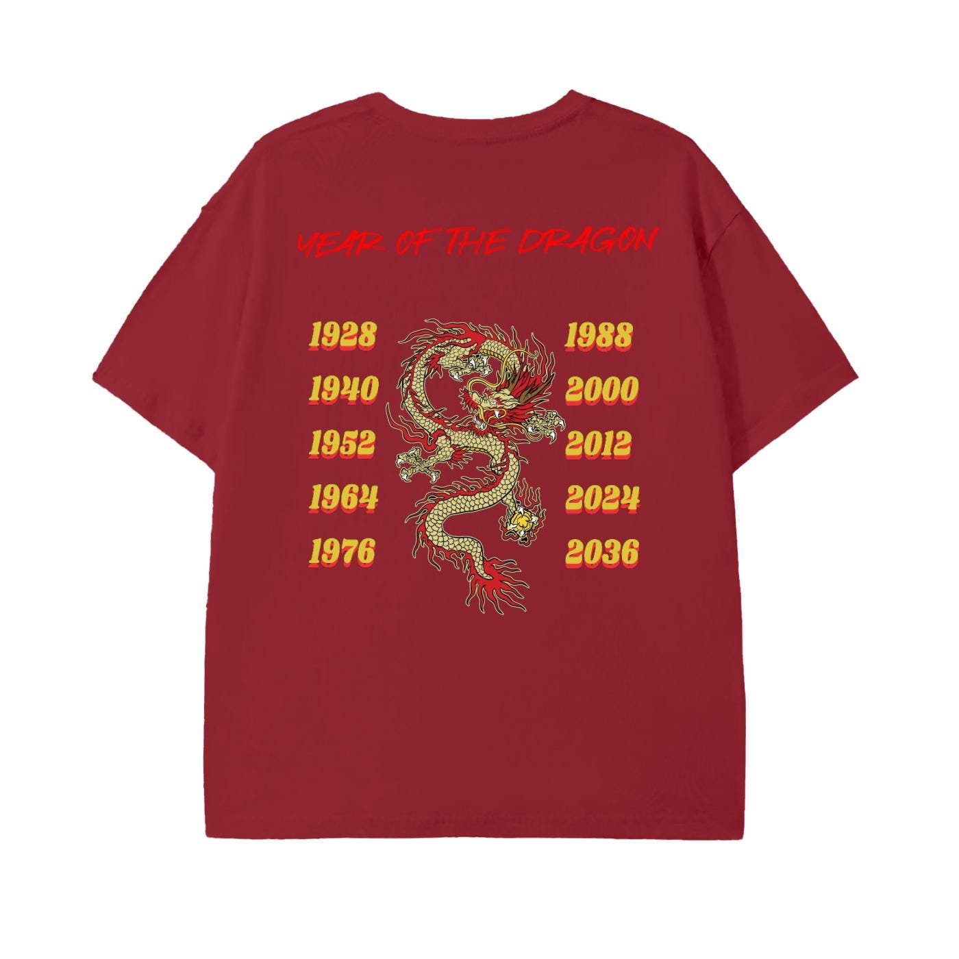 Dragon Zodiac Unisex T-Shirt Pure Cotton - Image 4