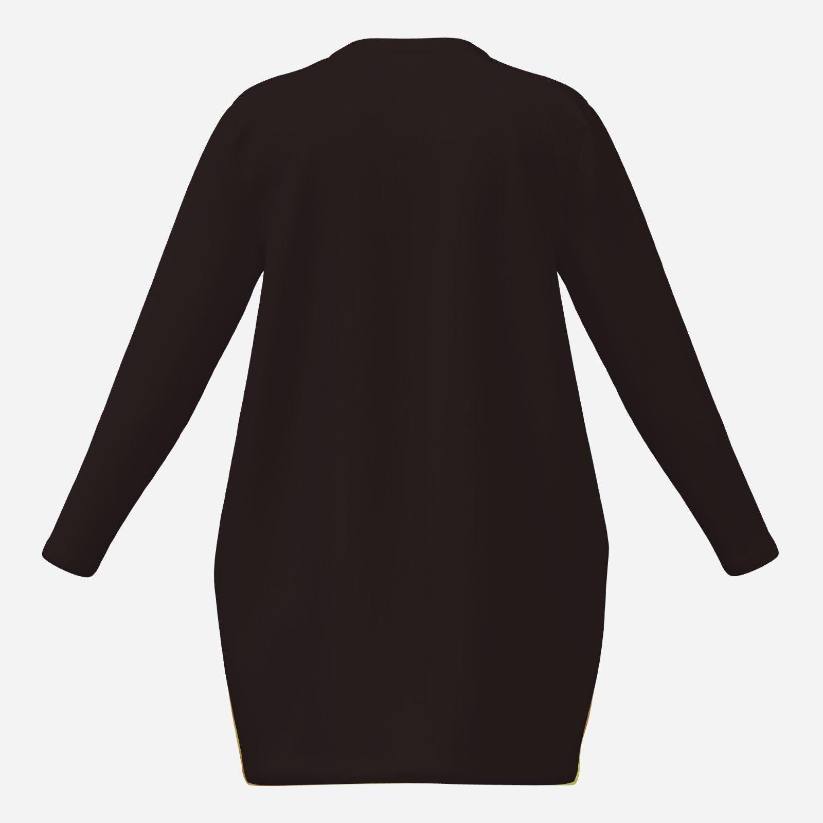 Long Sweatshirt with Pockets ZEBELLZ Collection: Fire Lion - Image 2