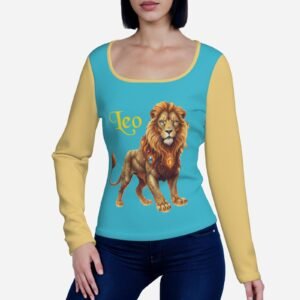 U Neck Long Sleeve Shirt-Milk Silk 200 GSM