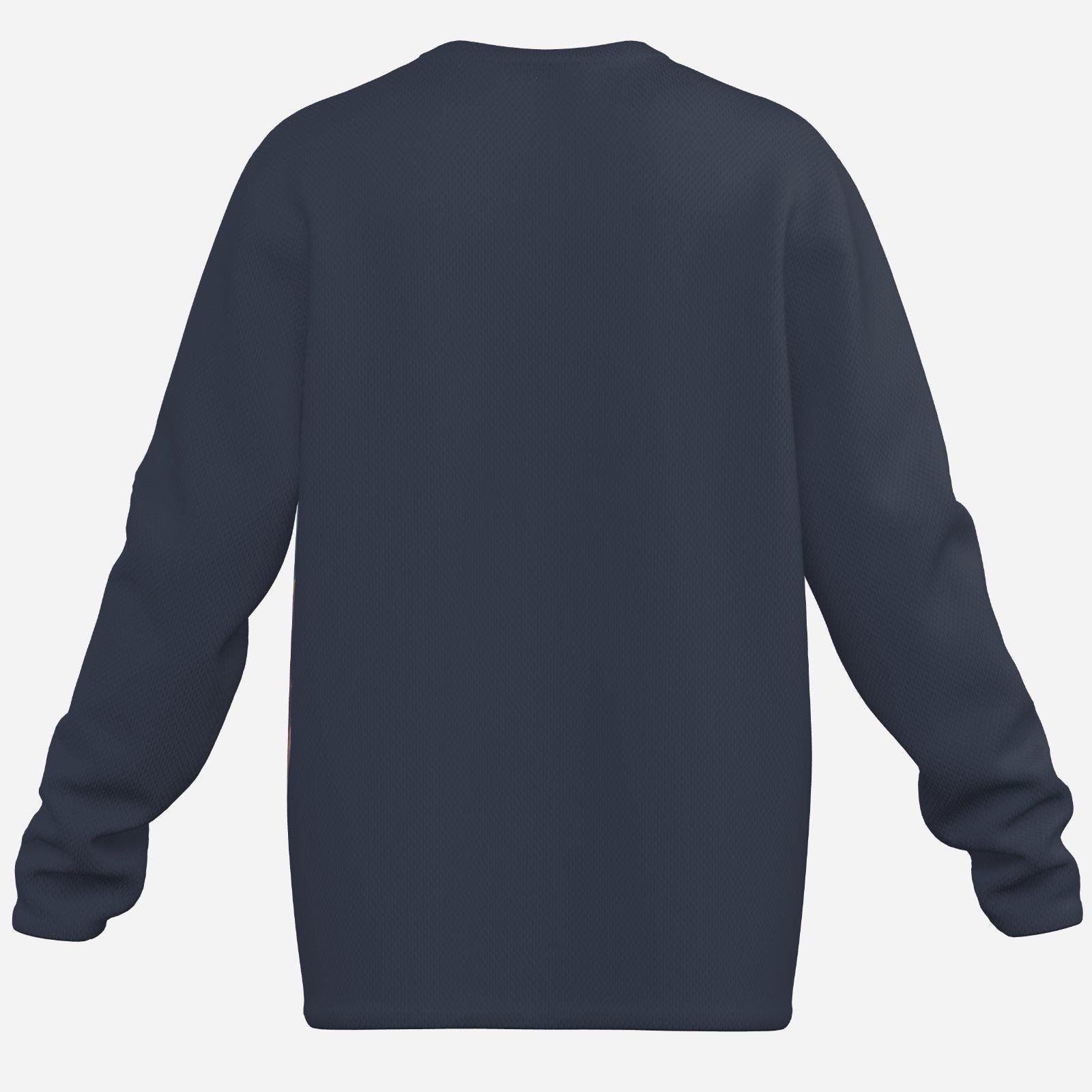 Long Sleeve Shirt-Bird's Eye | Zebellz Collection: African Lady Centar | 160 GSM | Saggiarious Birthday - Image 3