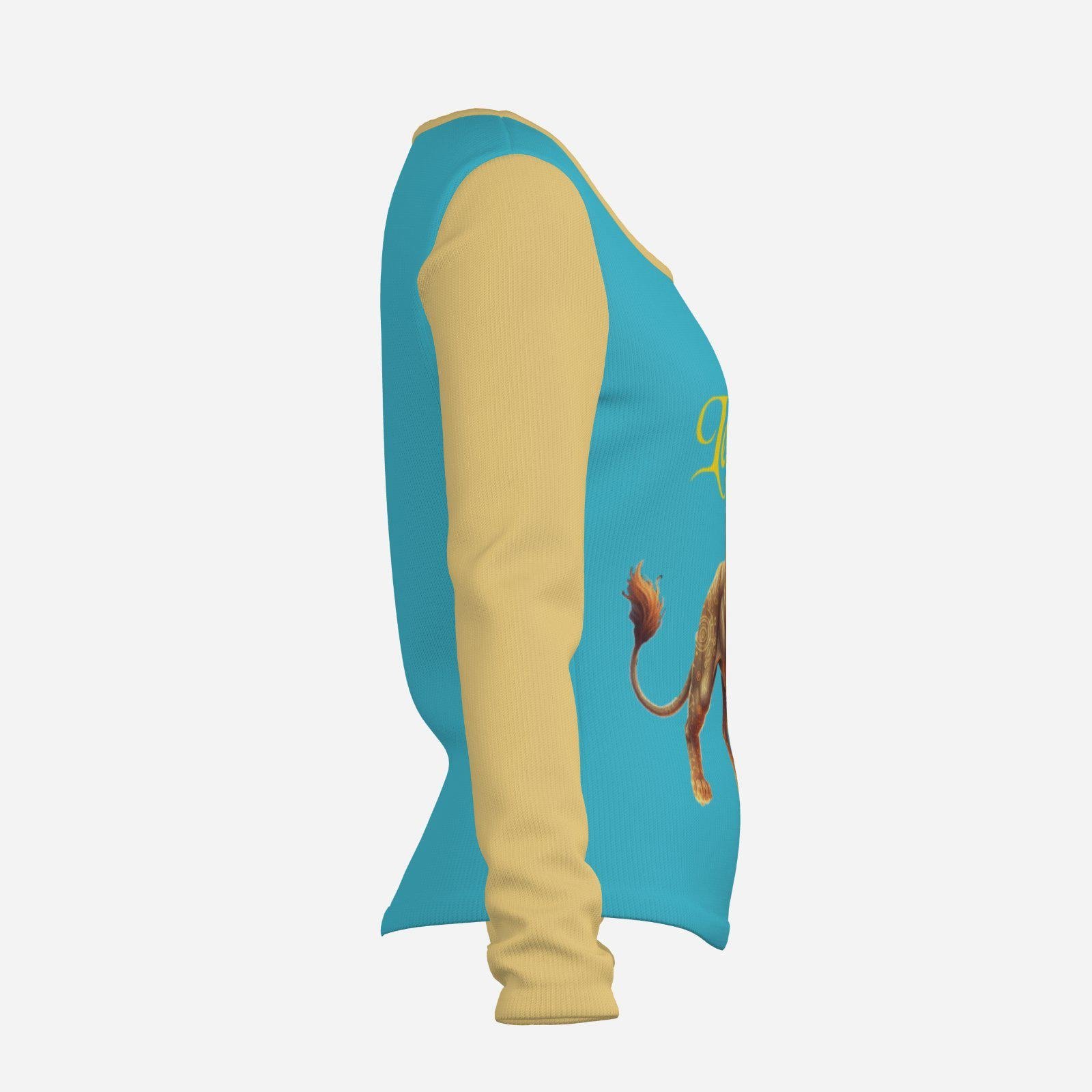 U Neck Long Sleeve Shirt-Milk Silk 200 GSM - Image 6