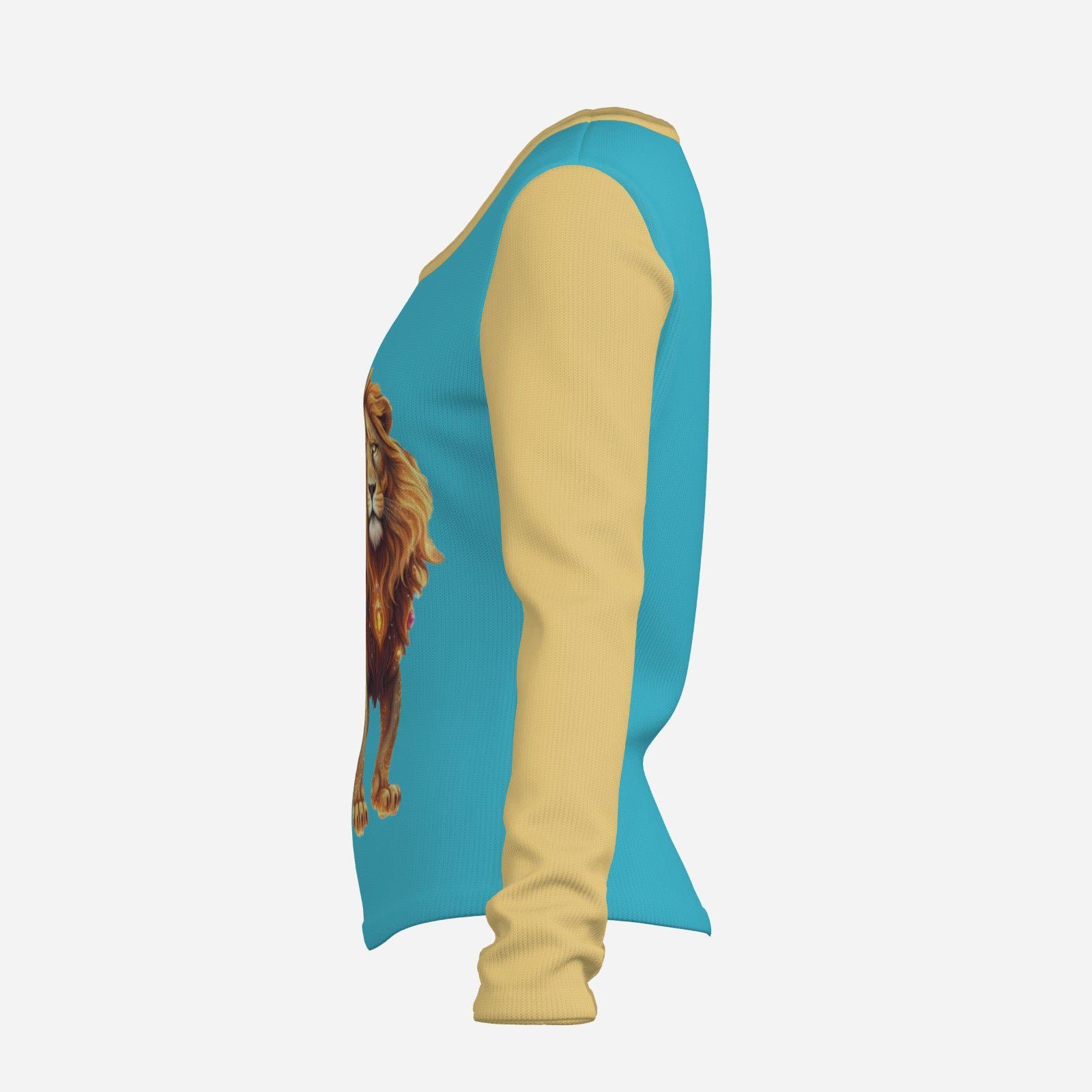 U Neck Long Sleeve Shirt-Milk Silk 200 GSM - Image 5