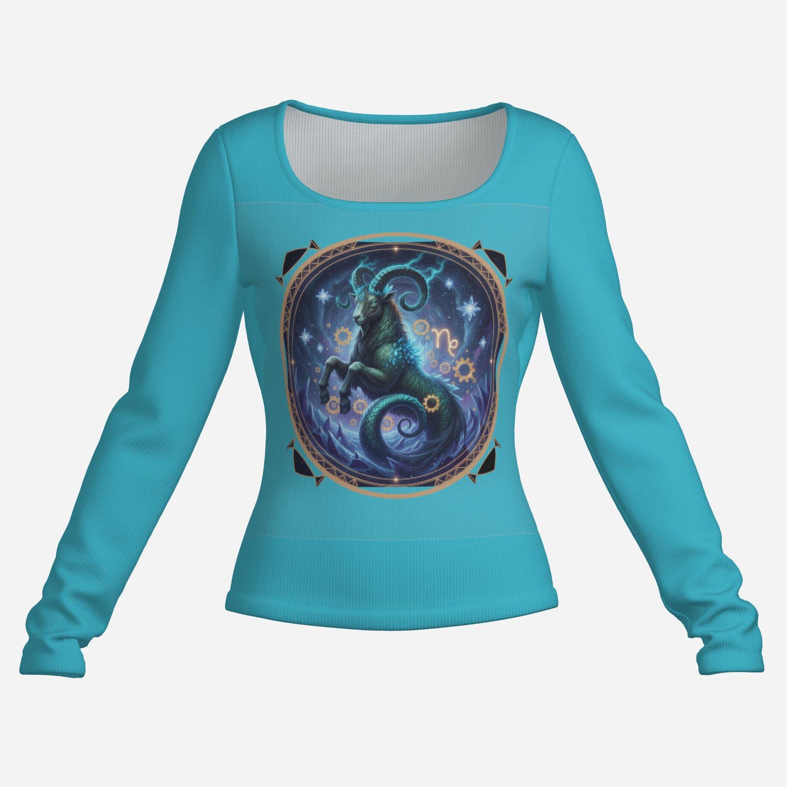 U Neck Long Sleeve Shirt-Milk Silk 200 GSM - Image 3