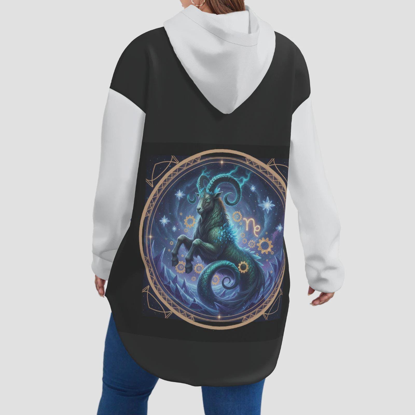 Women's Long Pullover Hoodie-Air Layer 200 GSM - Image 4