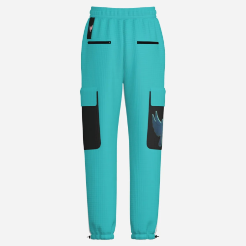 Pullover Hoodie & Lantern Pants SET- ZEBELLZ Aqua Love Birds Collection - Image 8