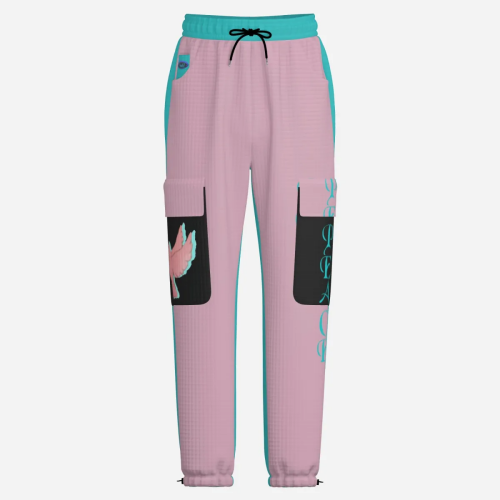 Pullover Hoodie & Lantern Pants SET- ZEBELLZ Pink Love Birds Collection - Image 7