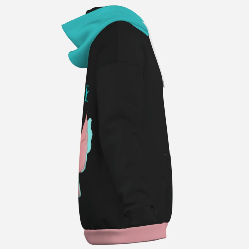 Pullover Hoodie & Lantern Pants SET- ZEBELLZ Pink Love Birds Collection - Image 27