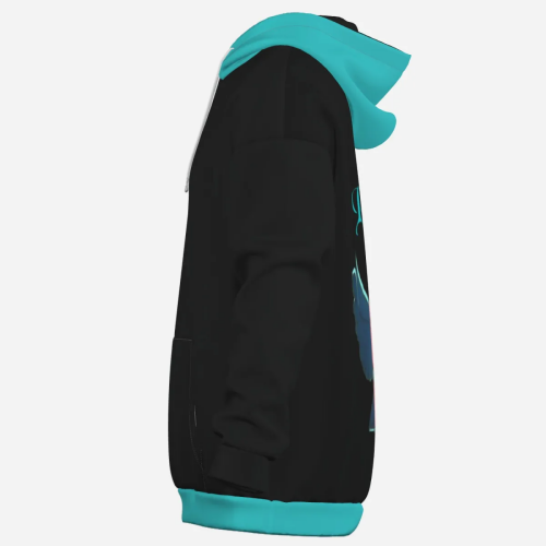 Pullover Hoodie & Lantern Pants SET- ZEBELLZ Aqua Love Birds Collection - Image 12