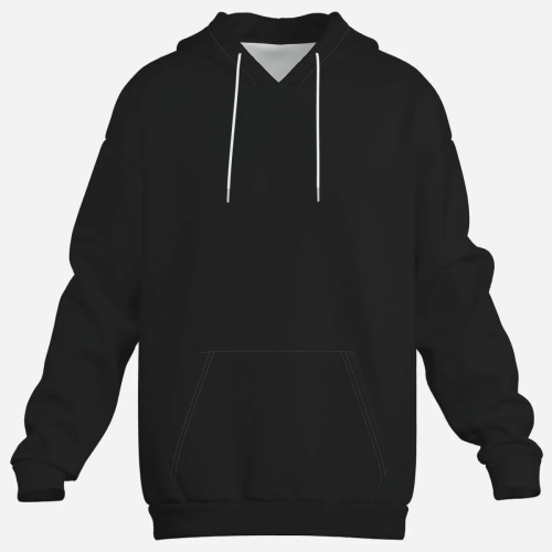 Pullover Hoodie & Lantern Pants SET- ZEBELLZ Black & White Love Birds Collection - Image 2