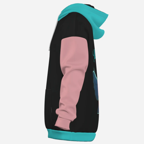 Pullover Hoodie & Lantern Pants SET- ZEBELLZ Pink Love Birds Collection - Image 12