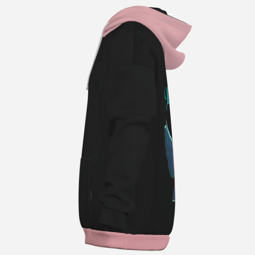 Pullover Hoodie & Lantern Pants SET- ZEBELLZ Pink Love Birds Collection - Image 23