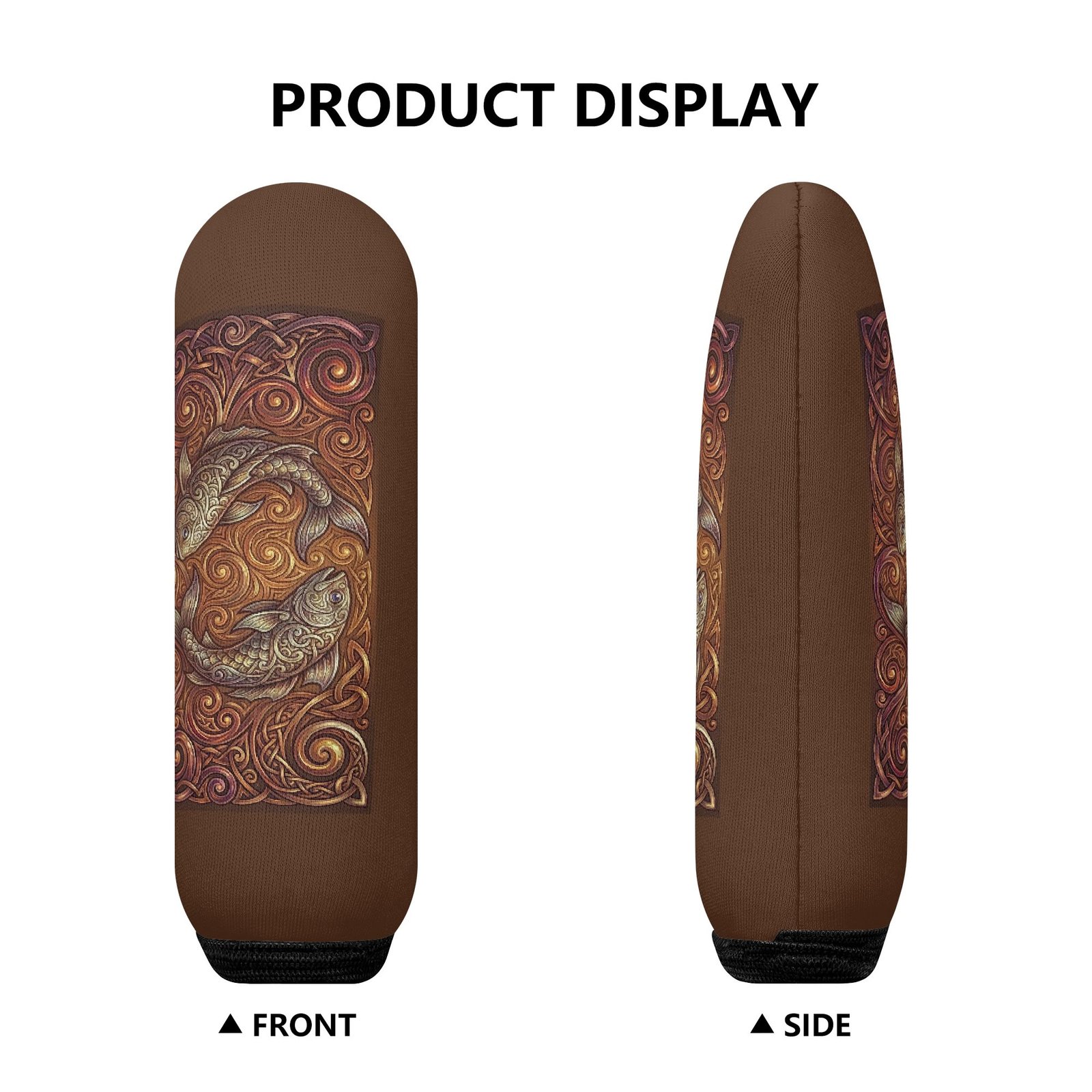 Pisces Zodiac Handbrake Cover | The Trinity Collection Custom Car Interior Accessory - Image 8