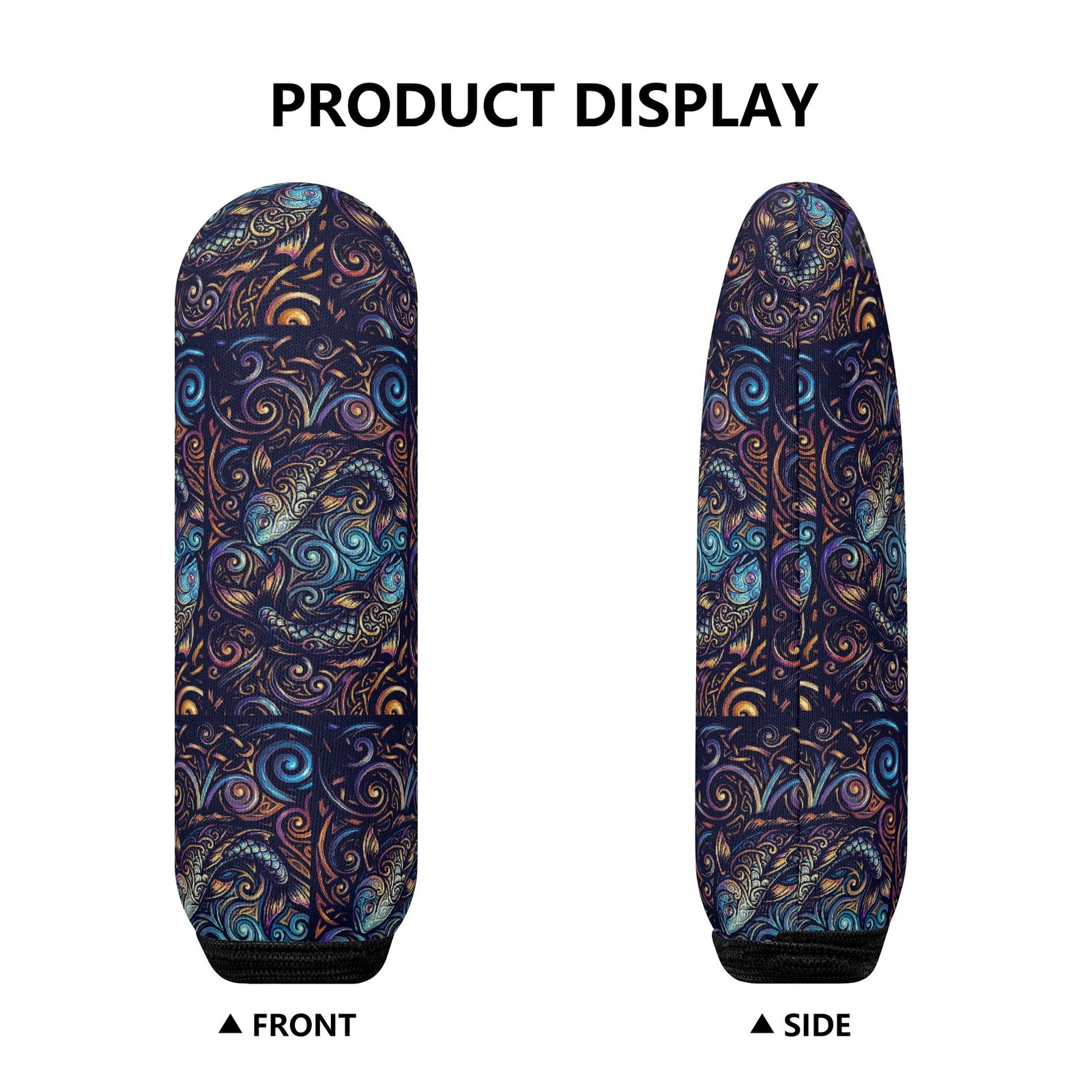 Pisces Zodiac Handbrake Cover | The Trinity Collection Custom Car Interior Accessory - Image 12