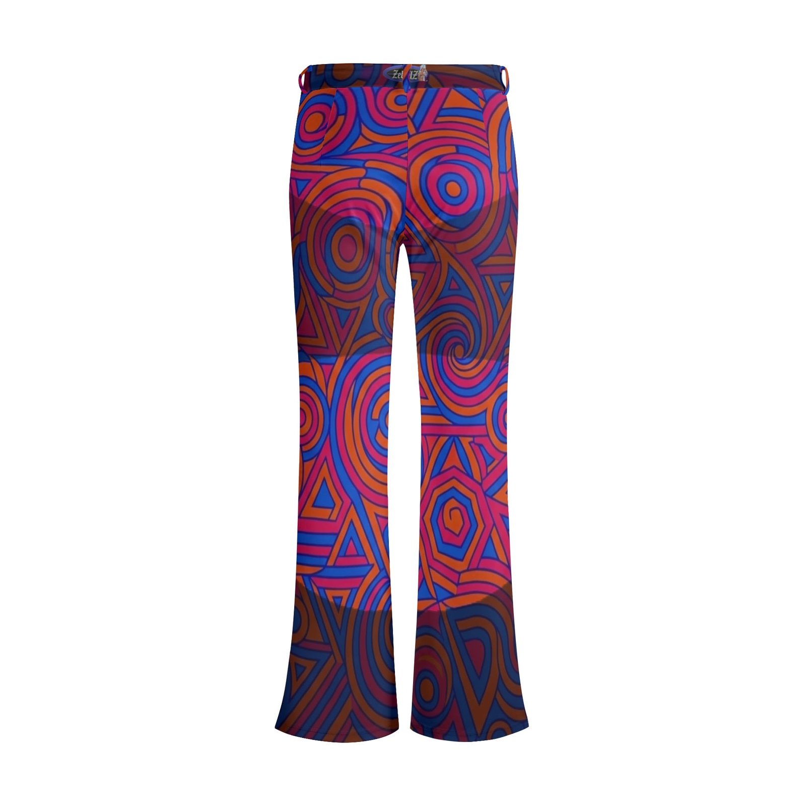 Women’s Elegant Print Flare Pants – High-Waist Bell Bottom Trousers | Zebellz Cosmic Collection - Image 6