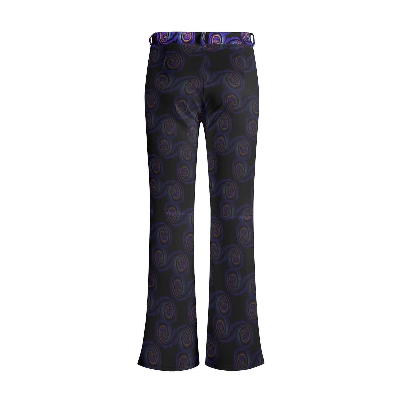 Women’s Elegant Print Flare Pants – High-Waist Bell Bottom Trousers | Zebellz Cosmic Collection - Image 3