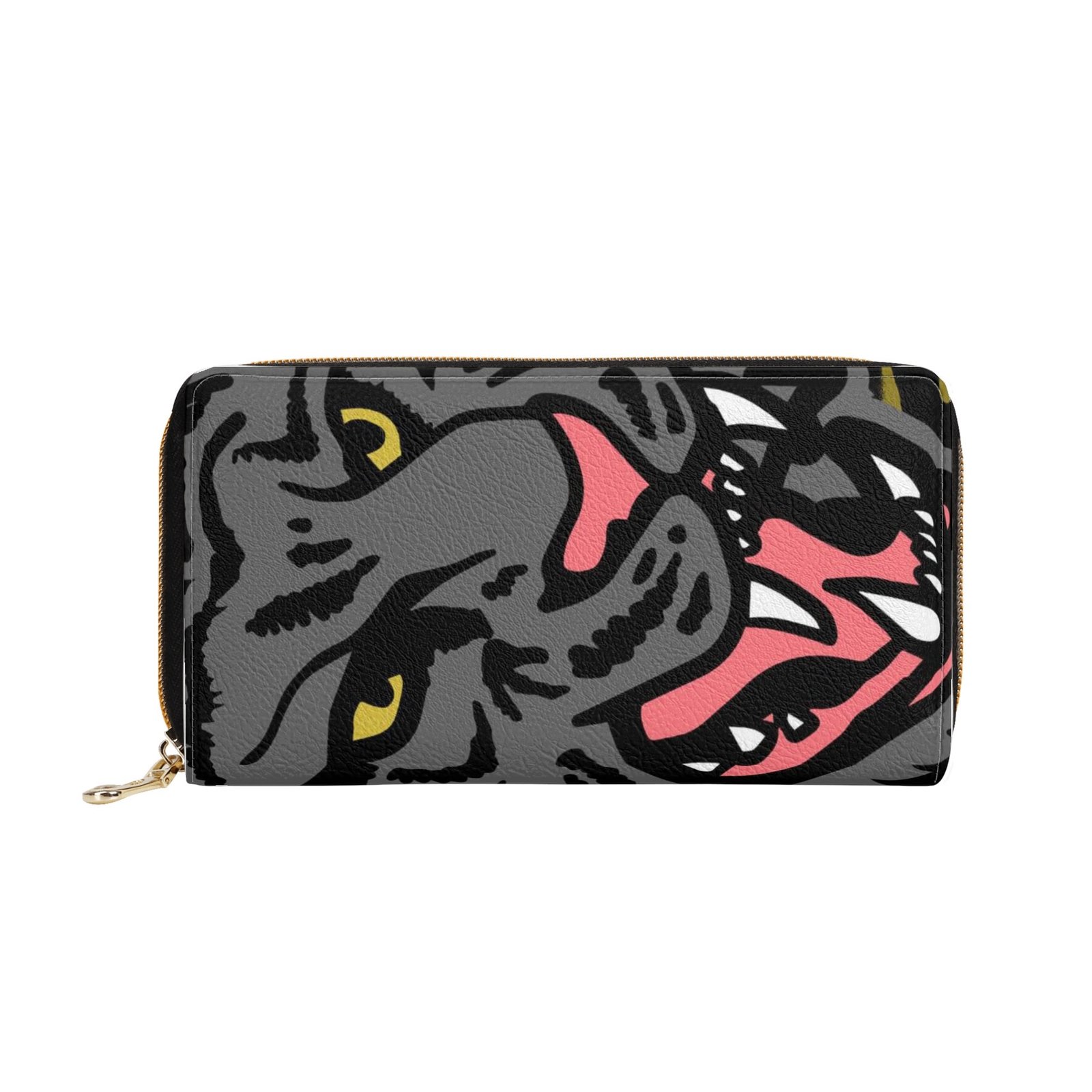 Zipper Wallet - Cheetah Print PU Leather Card Holder & Coin Purse - Image 14