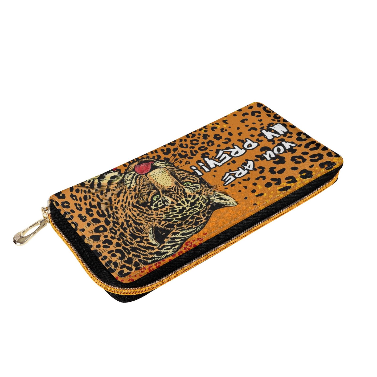 Zipper Wallet - Cheetah Print PU Leather Card Holder & Coin Purse - Image 19