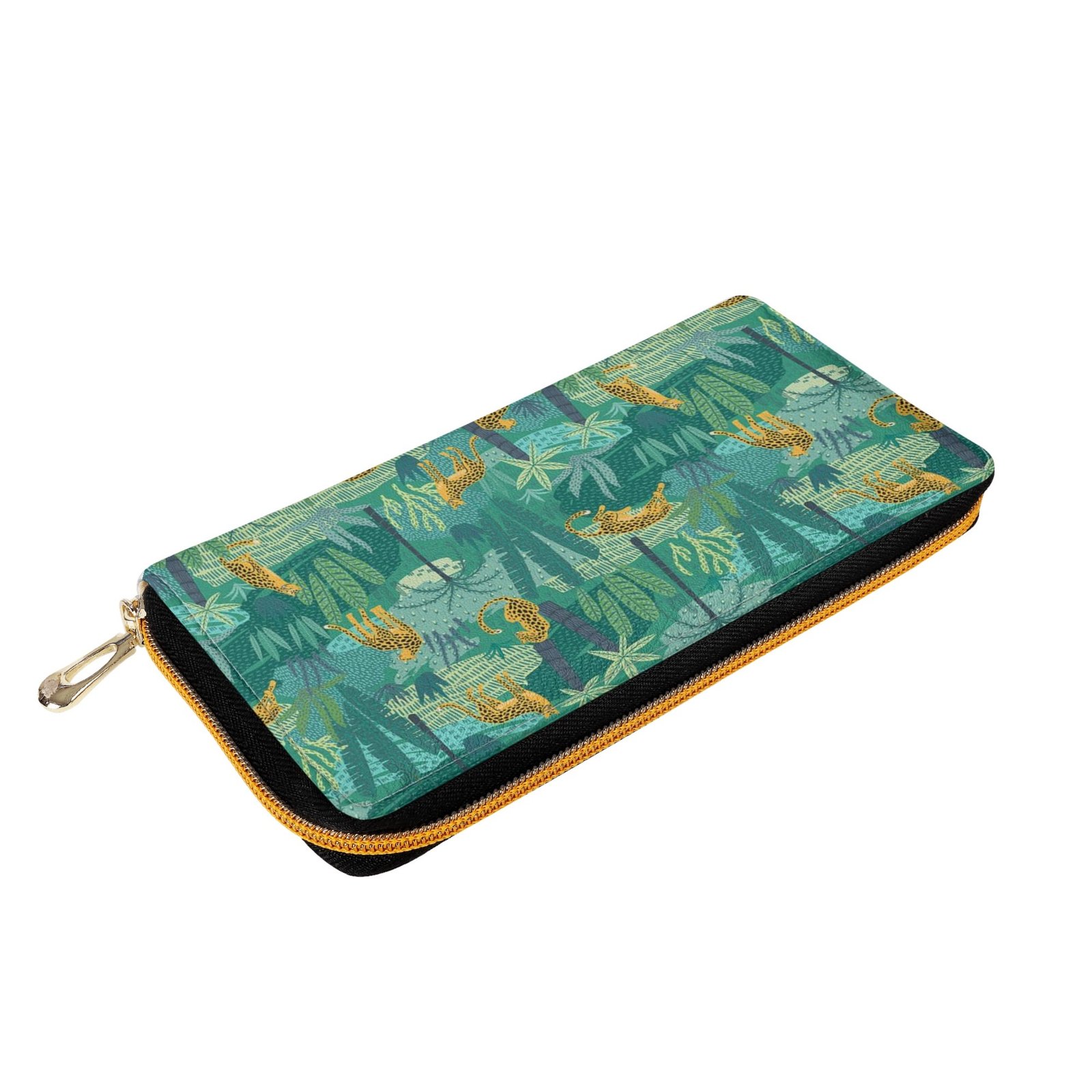 Zipper Wallet - Cheetah Patterns PU Leather Card Holder & Coin Purse - Image 23