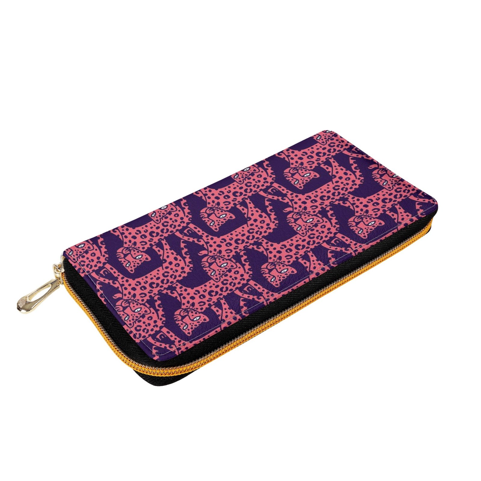 Zipper Wallet - Cheetah Patterns PU Leather Card Holder & Coin Purse - Image 31