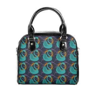 Purse | Shoulder Handbag | Travel Purse | Graphic PU Leather | Multi-Pocket Crossbody Satchel | Zebellz