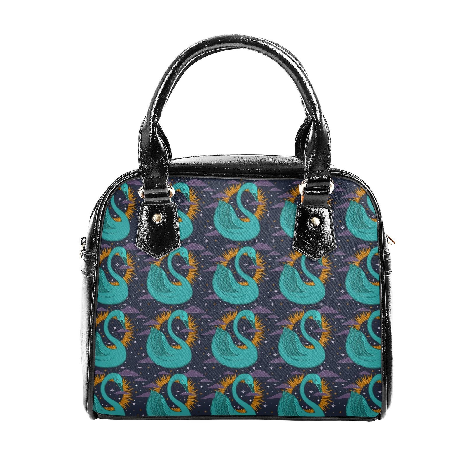 Purse | Shoulder Handbag | Travel Purse | Graphic PU Leather | Multi-Pocket Crossbody Satchel | Zebellz